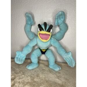 Machamp Pokemon Oly Factory Plush Great Condition 12” Stuffed Animal